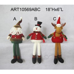 Wholesale Santa Snowman Reindeer Christmas Decoration Selfsitter