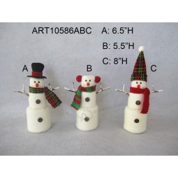 Wholesale Merry Christmas Home Decoration Snowman Marshmallow
