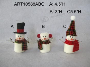 Atacado merry christmas tree decoration ornamentos marshmallow boneco de neve