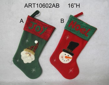 批发圣诞快乐圣诞老人雪人装饰长袜礼物