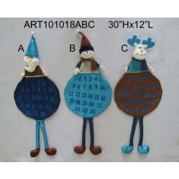 Wholesale Christmas Wall Decoration Gift Advent Countdown, 3 Asst
