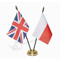USine de vente drapeau de bureau perSonnaliSé drapeau en Métal