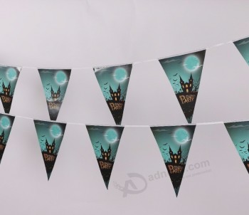 カスタムメイドの装飾的なフラグは、幸せなハロウィーンの旗を印刷し