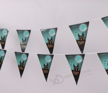Custom made decorative flags print happy halloween flags with high quality and any size