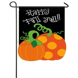 Popular family Halloween festival decoration wholesale custom printed garden flag with high quality and any size