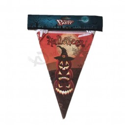 Alta qualidade por atacado halloweenS bunting bandeiraS bandeirola feStão bandeira