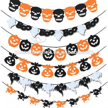 Custom Logo Halloween flag Happy Halloween bunting flag decorative banner with high quality and any size