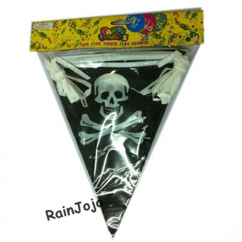 Customized Cheap Pirate Flag Buntings, Halloween Decorations