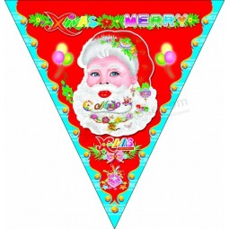 Wholesale Customized high quality Advertising Printing christmas car flag christmas decorations with your logo