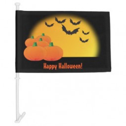 High Quality Fashion Halloween Car Flag Wholesale with high quality and any size