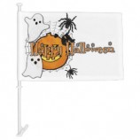 Printed Polyester Halloween Car Window Flags for Sale with high quality and any size