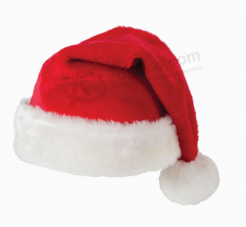 Decorações de Natal de cor vermelha Natal apresenta chapéus de Papai Noel