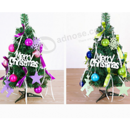 Artificiales mini árboles de Navidad de plástico al por mayor