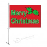 Großhandelskundengebundene Spitzenqualität Weihnachtsflaggenfensterauto kennzeichnet Weihnachtsdekorationen