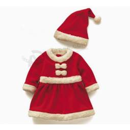 VeStido de navidad de la venta caliente ropa de navidad linda del bebé para niñoS