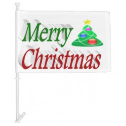 Hot Product Marry Christmas Car Window Flag for Sale