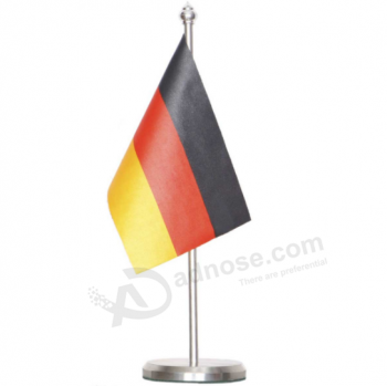 Printed Polyester Germany Desk Flag Germany Table Flag