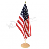 Top Quality USA America Table Top Flag with Stand