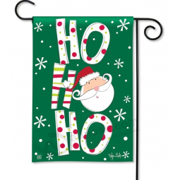 Aangepaste druk kerst Kerstman tuin vlag