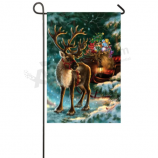 Heiße verkaufende Weihnachtsdekorative Sankt-Gartenflagge