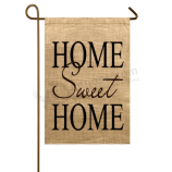Home Decorative Printed Burlap Garden Flag Wholesale