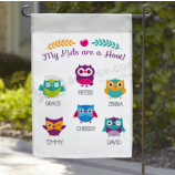 Custom Printing Beauty Cute Garden Flags with Holder