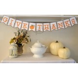 PerSonnaliSé donner Merci bunting thankSgiving décor à la MaiSon banderole bannière