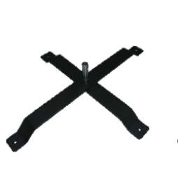 BaSe de croix de fer de Manteau de poudre pour le drapeau de pluMe