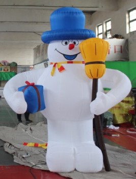 Рождественский орнамент надувной снеговик гигант вел снеговик