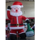 пользовательский наружный декор гигантский надувной 3м рождественский мужчина для продажи