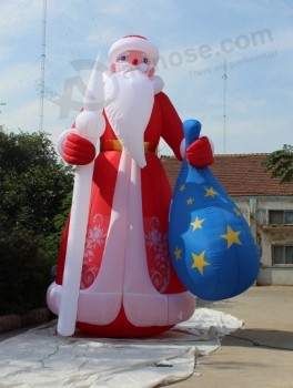 Wholesale custom good quality 6m Christmas man inflatable santa claus with high quality and any size
