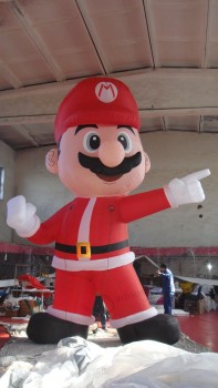 Il fuMetto gonfiabile eccellente Mario Su MiSura per l'evento di feSta di Natale celebra 