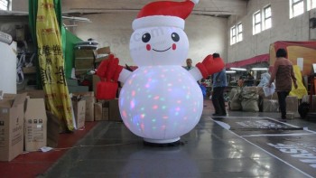 厂家直销热卖大充气雪人，充气圣诞装饰