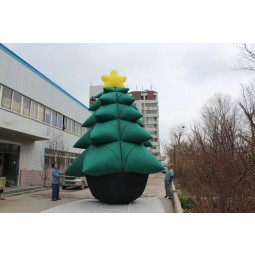 2017 Venta caliente perSonalizada árbol de navidad gigante inflable para la d生态ración de navidad