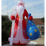 Fábrica perSonalizada inflable Santa clauS con ventilador