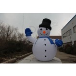 Grande pupazzo di neve gonfiabile di vendita calda diretta diretta della fabbrica, natale gonfiabile per la dEcorazione
