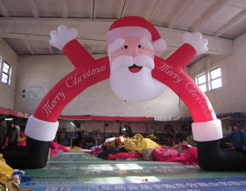 Рождественский Санта-Клаус надувной арочной двери обычай