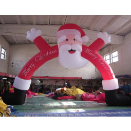 Navidad inflable Santa clauS puerta perSonalizada