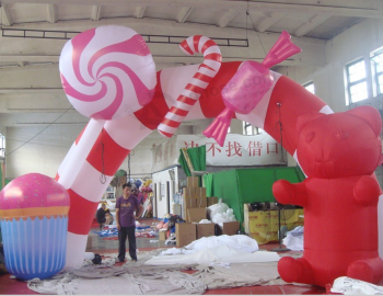 Arco inflável dEcorativo do Natal para criançaS