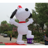 Snoopy gonflable géant extérieur de bande dessinée pour décoratif