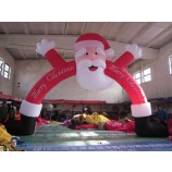 DEcorazioni natalizie archway forniture per le vacanze di natale babbo natale arco gonfiabile