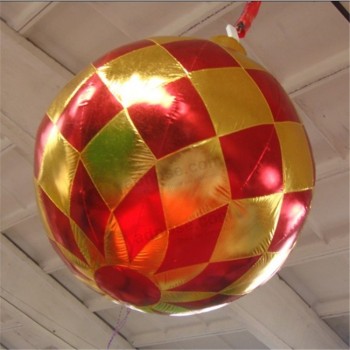 Customized colorful shining ballon inflatable for Christmas Decoration