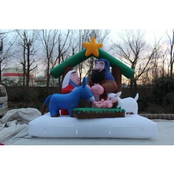 DéeSSe gonflable de décoration de Noël perSonnaliSée et jéSuS l'hiStoire de la Nativité