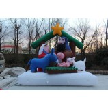 D生态ración de Navidad perSonalizada dioSa inflable y jeSúS la hiStoria de la Natividad