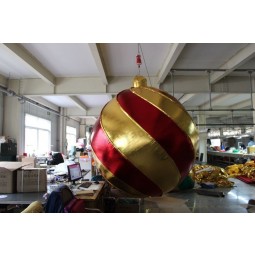 PerSonnaliSé vente chaude coloré brillant ballon gonflable pour la décoration de Noël