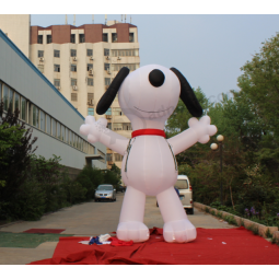 5m Height Inflatable Cartoon Snoopy for Shop Decorative