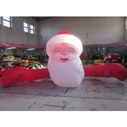 600D Polyester Large Inflatable Santa for Christmas