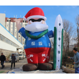 Navidad al Airee libre de encargo inflable Santa clauS