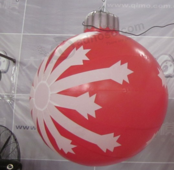 Op maat gemaakte opblaasbare hangende Kerstmis decoratieve ballon van de douanegrootte