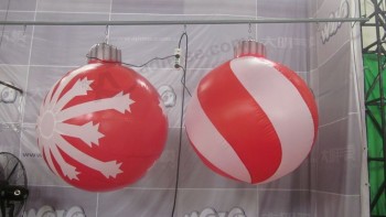 厂家直销定制高-结束热卖闪亮的气球充气圣诞节 
